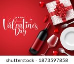 valentines date vector... | Shutterstock .eps vector #1873597858