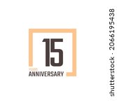 15 year anniversary celebration ... | Shutterstock .eps vector #2066195438