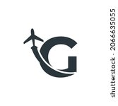 initial letter g travel with... | Shutterstock .eps vector #2066635055