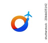 initial letter o travel with... | Shutterstock .eps vector #2066635142