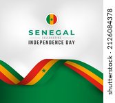 happy senegal independence day... | Shutterstock .eps vector #2126084378