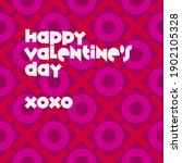 happy valentine's day over... | Shutterstock .eps vector #1902105328