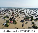 Small photo of Nigerian village submerged by flood in 2022