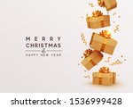 merry christmas and happy new... | Shutterstock .eps vector #1536999428