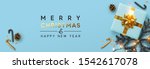 christmas banner. background... | Shutterstock .eps vector #1542617078