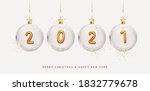 2021 happy new year. golden... | Shutterstock .eps vector #1832779678