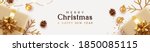 christmas banner. background... | Shutterstock .eps vector #1850085115