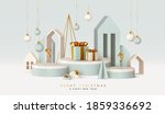 christmas festive winter 3d... | Shutterstock .eps vector #1859336692