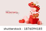 valentine's day design.... | Shutterstock .eps vector #1876094185