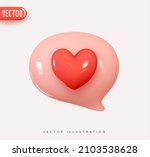 3d vector icon message dialog... | Shutterstock .eps vector #2103538628