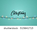 christmas background with... | Shutterstock .eps vector #515841715