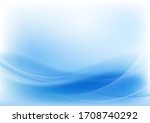abstract blue wave background.... | Shutterstock .eps vector #1708740292