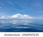 Calm sea water surface  with...