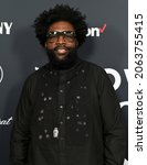 Small photo of Los Angeles, CA USA - October 23, 2021: Ahmir "Questlove" Thompson arrives at Ebony’s Power 100 Awards Ceremony at The Beverly Hilton Hotel.