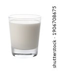 Glass Of Milk Isolated And Cut...
