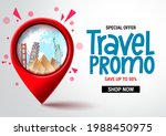 travel sale vector banner... | Shutterstock .eps vector #1988450975