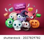 halloween character vector... | Shutterstock .eps vector #2027829782