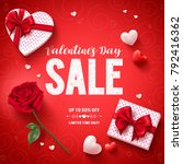 Valentines Day Sale Text Vector ...