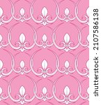 fleur de lis pattern  symbol... | Shutterstock .eps vector #2107586138