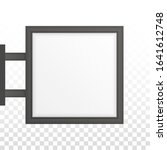 rectangular signage light box... | Shutterstock .eps vector #1641612748