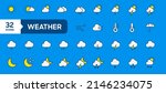 Weather Icons Pack In Line...