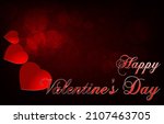 valentines day card background... | Shutterstock .eps vector #2107463705