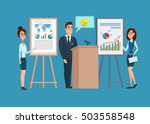 business professional work team.... | Shutterstock .eps vector #503558548