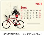 June. 2021 Calendar With...