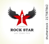 Rock Star Or Band Fly Logo...