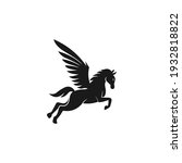 horse logo vector and icon