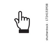 gestures of human hands ... | Shutterstock .eps vector #1724153938