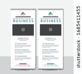 corporate business roll up... | Shutterstock .eps vector #1685411455