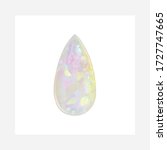 diamond ethiopian opal shape... | Shutterstock . vector #1727747665