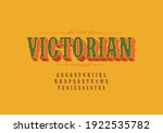 vector of stylized victorian... | Shutterstock .eps vector #1922535782