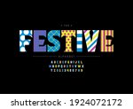 vector of stylized festive... | Shutterstock .eps vector #1924072172