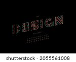 vector of stylized design... | Shutterstock .eps vector #2055561008