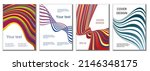 a set of 4 abstract covers.... | Shutterstock .eps vector #2146348175