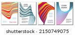 a set of 4 abstract covers.... | Shutterstock .eps vector #2150749075