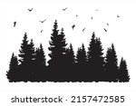 pine trees. natural forest.... | Shutterstock .eps vector #2157472585