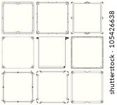 decorative frames  set 21  | Shutterstock .eps vector #105426638