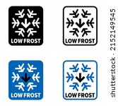 "low frost" vector information... | Shutterstock .eps vector #2152149545