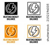 "heating energy balance" vector ... | Shutterstock .eps vector #2152196035