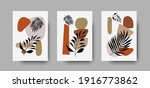 botanical wall art abstract... | Shutterstock .eps vector #1916773862