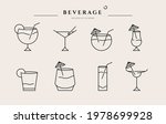 beverage thin line icon.... | Shutterstock .eps vector #1978699928