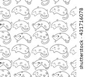 vector seamless pattern with... | Shutterstock .eps vector #431716078