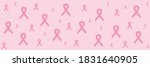 long banner breast cancer... | Shutterstock . vector #1831640905