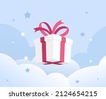a big event where you can give... | Shutterstock .eps vector #2124654215