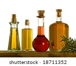 four kind of oil on a self | Shutterstock . vector #18711352