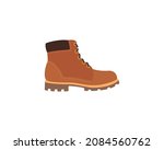 Hiking Boot Vector Isolated...