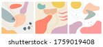 hand drawn various shapes and... | Shutterstock .eps vector #1759019408